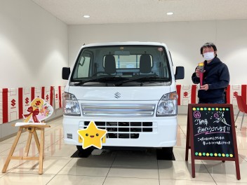 M様、本日キャリイご納車させていただきました！！